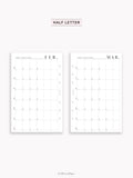 M134_B_2027 | 2027 Monthly, MO1P, Blank
