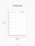 M134_B_2027 | 2027 Monthly, MO1P, Blank