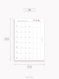 M134_B_2027 | 2027 Monthly, MO1P, Blank