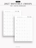 M134_G_2027 | 2027 Monthly, MO1P, Grid