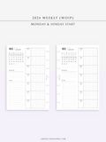 W108_G_WO1P_2024 | 2024 Weekly Planner, Grid