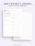 W108_G_WO2P_2024 | 2024 Weekly Planner, Grid
