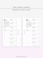 W108_G_WO1P_2024 | 2024 Weekly Planner, Grid