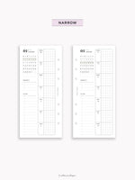 W108_G_WO1P_2025 | 2025 Weekly Planner, Grid