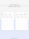 Y102_2024 | 2024 Future Log, Yearly Overview