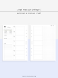 W108_GX_WO2P_2024 | 2024 Weekly Planner, Blank