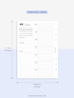 W108_G_WO2P_2024 | 2024 Weekly Planner, Grid