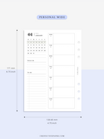 W108_GX_WO2P_2024 | 2024 Weekly Planner, Blank