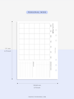 M125 | Horizontal Monthly Planner, MO1P