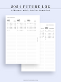 Y102_2024 | 2024 Future Log, Yearly Overview