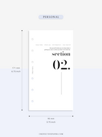 DA129 | Editable Section Dashboard Set of 6