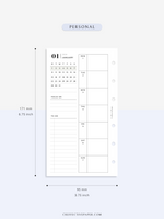 W108_GX_WO1P_2024 | 2024 Weekly Planner, Blank