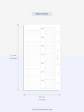 W108_G_WO2P | Weekly Planner, WO2P, Grid