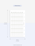 M123_G | Monthly Planner, MO1P, Grid