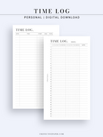 T134 | Time Log Set of 2