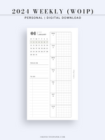 W108_G_WO1P_2024 | 2024 Weekly Planner, Grid