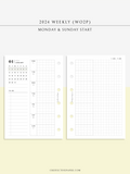 W108_G_WO2P_2024 | 2024 Weekly Planner, Grid