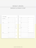 W128 | Weekly Planner, WO2P