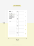 W108_GX_WO1P_2024 | 2024 Weekly Planner, Blank