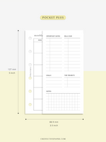 M124 | Folding Monthly Planner