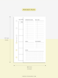 M124 | Folding Monthly Planner