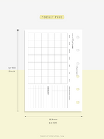 M125 | Horizontal Monthly Planner, MO1P