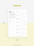 W108_G_WO2P_2024 | 2024 Weekly Planner, Grid