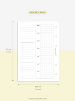 W108_G_WO2P | Weekly Planner, WO2P, Grid