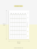 M123_L | Monthly Planner, MO1P, Lined