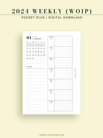W108_G_WO1P_2024 | 2024 Weekly Planner, Grid