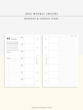 W108_GX_WO2P_2024 | 2024 Weekly Planner, Blank