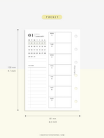 W108_GX_WO1P_2024 | 2024 Weekly Planner, Blank