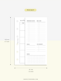 M124 | Folding Monthly Planner