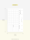 M125 | Horizontal Monthly Planner, MO1P