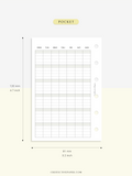 M123_L | Monthly Planner, MO1P, Lined