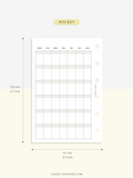 M123_B | Monthly Planner, MO1P, Blank