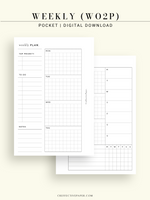 W128 | Weekly Planner, WO2P