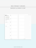 W108_GX_WO2P_2024 | 2024 Weekly Planner, Blank