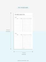 N121-6 | Vitamins & Supplements Tracker, Medication Log Template