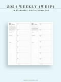 W108_G_WO1P_2024 | 2024 Weekly Planner, Grid
