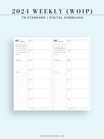 W108_GX_WO1P_2024 | 2024 Weekly Planner, Blank