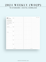 W108_G_WO2P_2024 | 2024 Weekly Planner, Grid