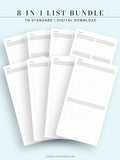 N107 | Checklist Bundle Template to Personalize Category