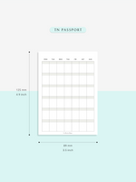 M123_B | Monthly Planner, MO1P, Blank