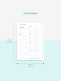 W128 | Weekly Planner, WO2P