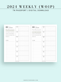 W108_G_WO1P_2024 | 2024 Weekly Planner, Grid
