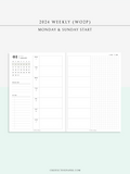 W108_GX_WO2P_2024 | 2024 Weekly Planner, Blank