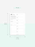 W108_GX_WO2P_2024 | 2024 Weekly Planner, Blank