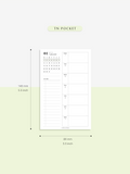 W108_GX_WO2P_2024 | 2024 Weekly Planner, Blank