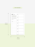 W108_GX_WO1P_2024 | 2024 Weekly Planner, Blank